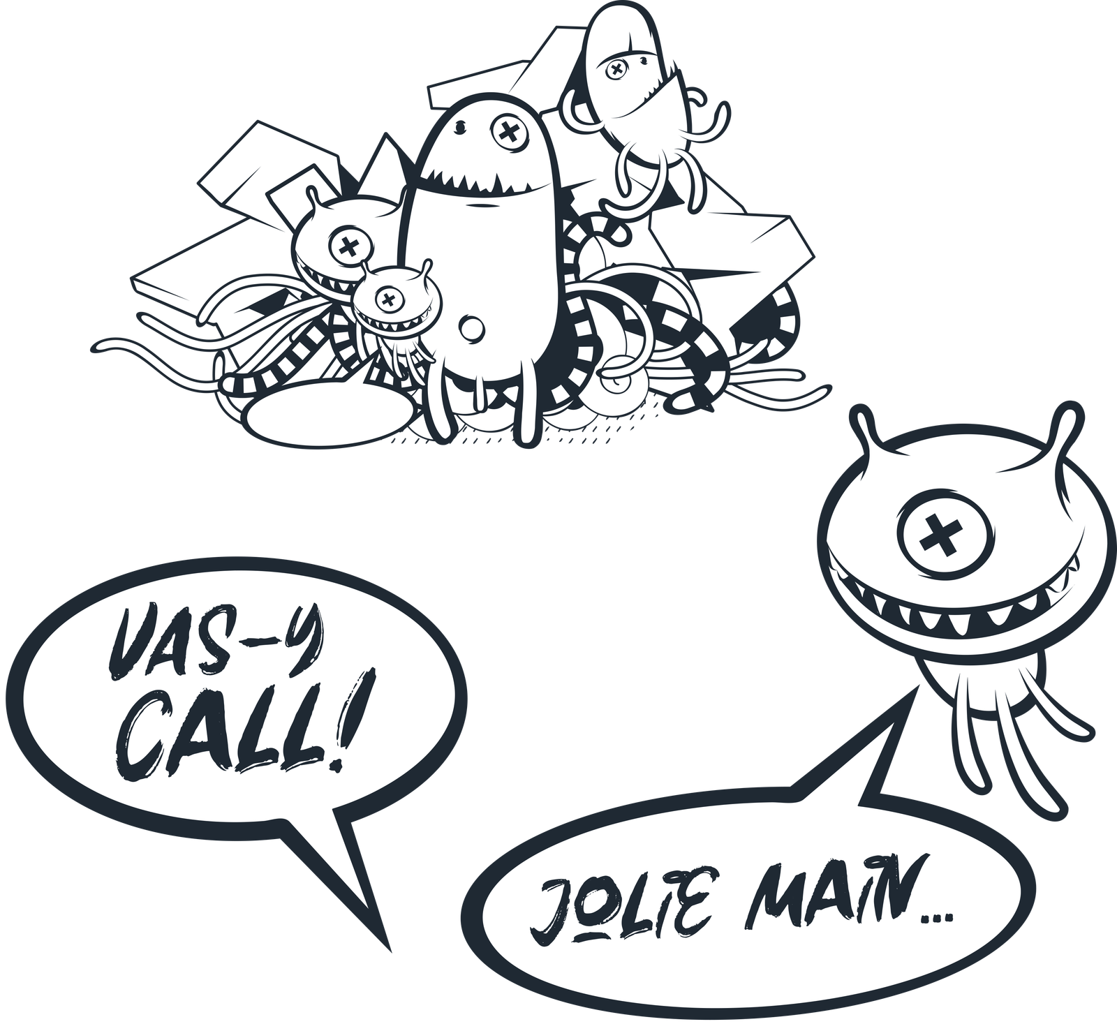 Doodles — typographie manuscrite