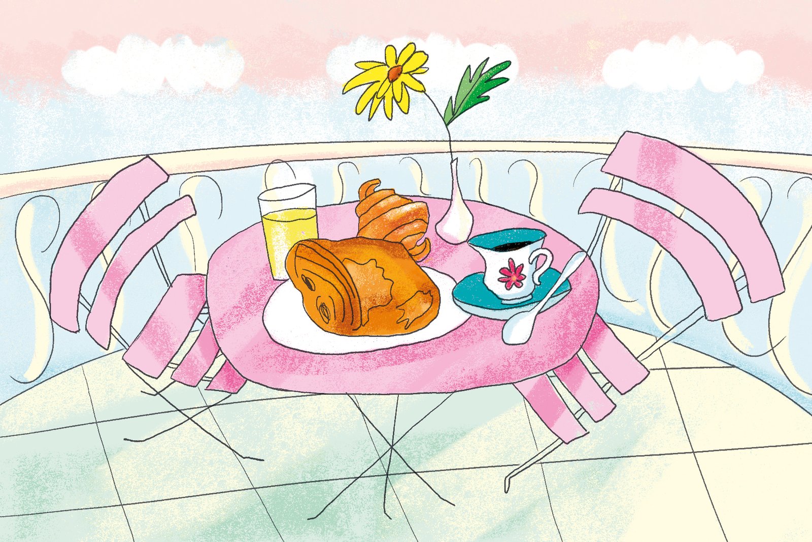 Carte postale printemps 2