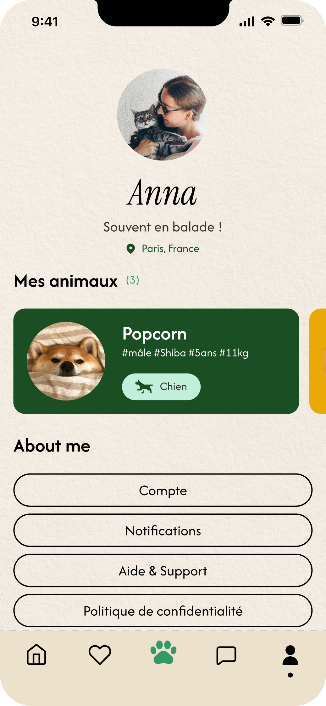 Fiche animal 1