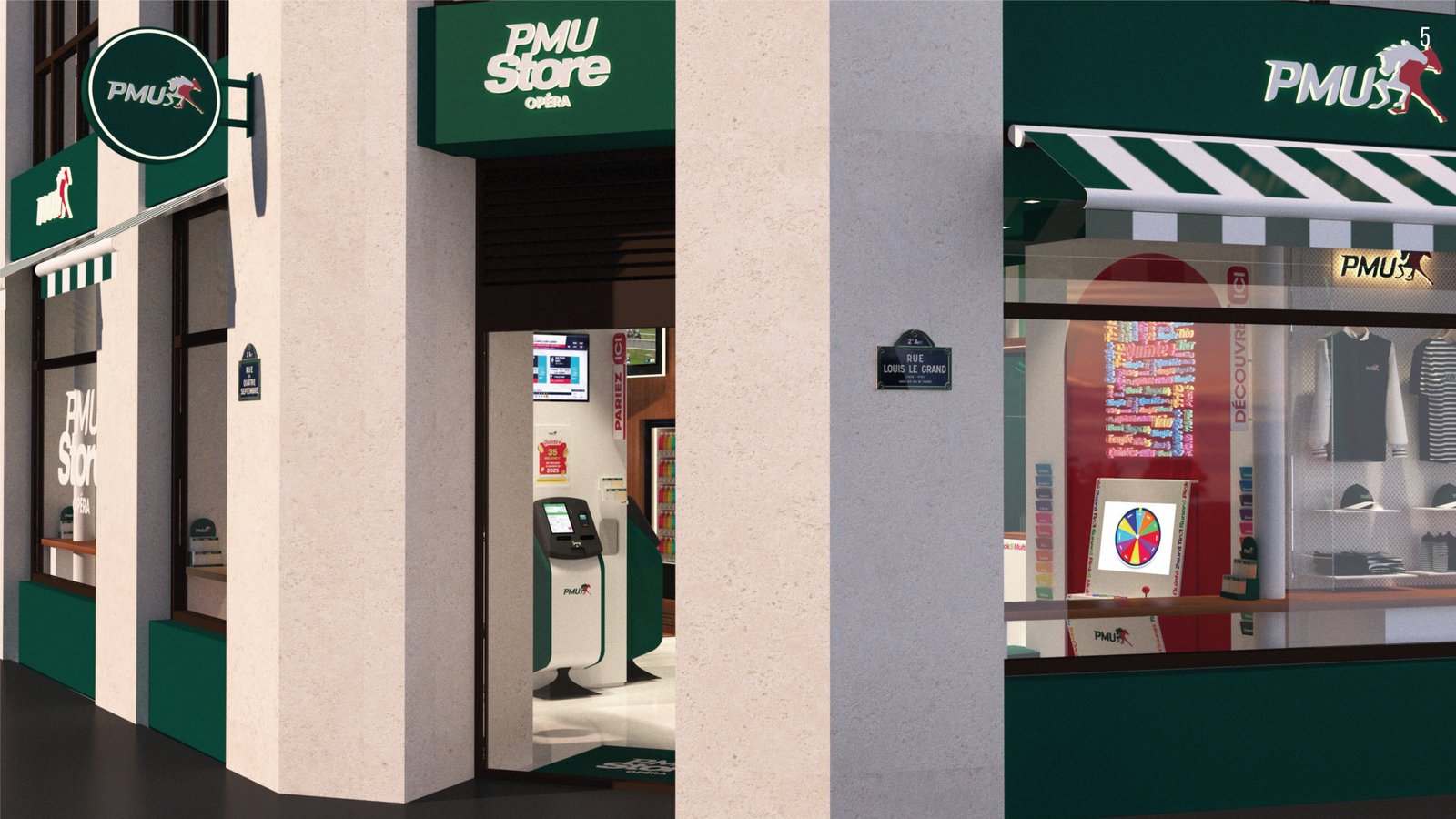 PMU Store — zone accueil