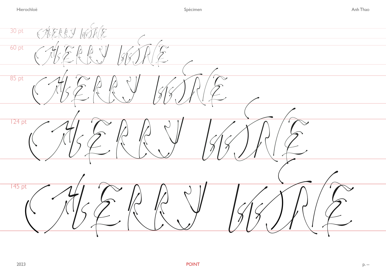 Typographie modulaire — specimen 5