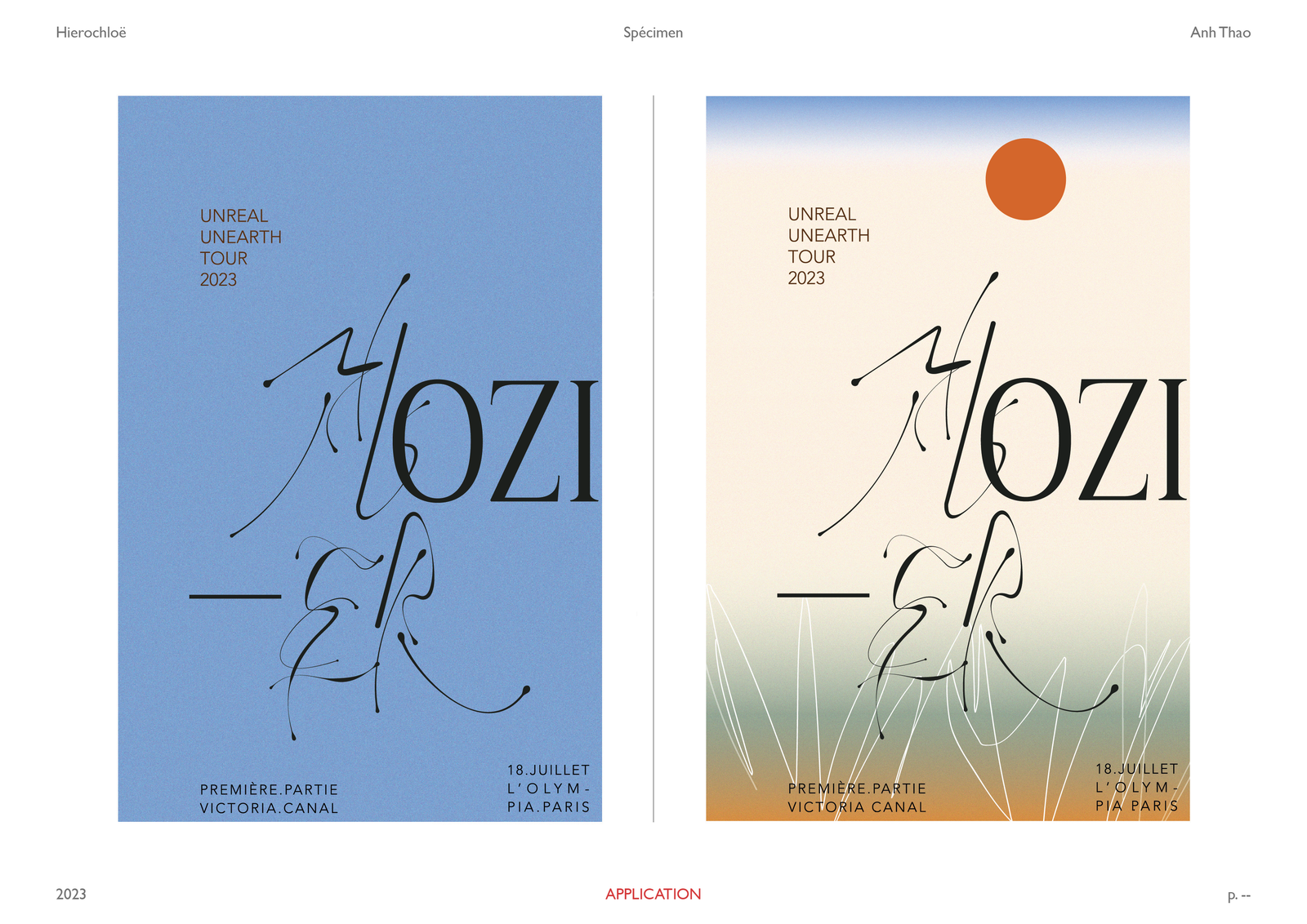 Typographie modulaire — specimen 9
